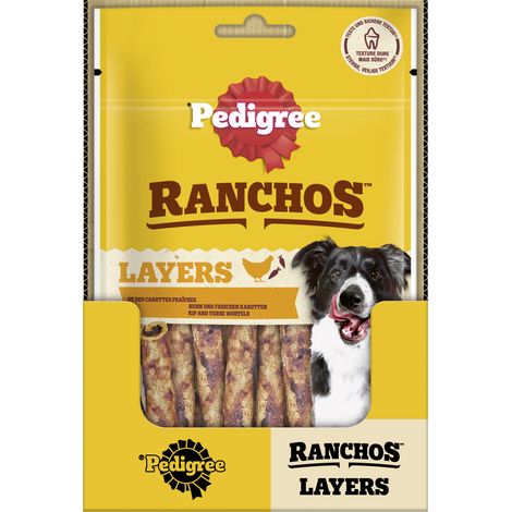 Pedigree Ranchos Hundeleckerli Layers mit Huhn 60 g (1/3)