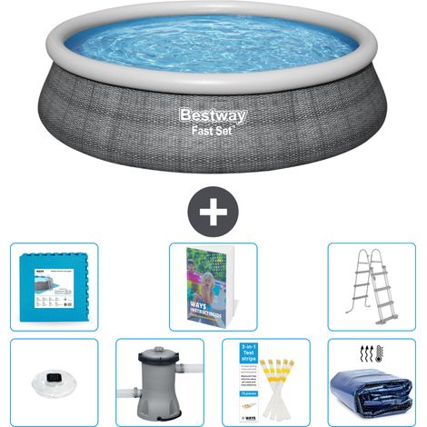 Bestway Piscina Bestway Fast Set Redonda - 457x107 cm - 8-piezas S500 (1/5)