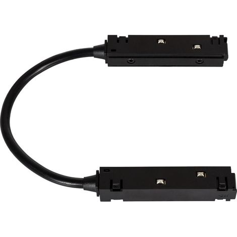 Verbindungsschlauch für Ecken für Magnetschiene 20mm Schwarz