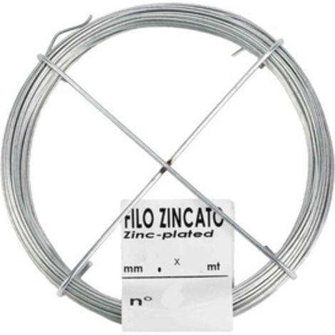 MATASSINA FILO ZINCATO N.10 D 1,5 MM 12 M