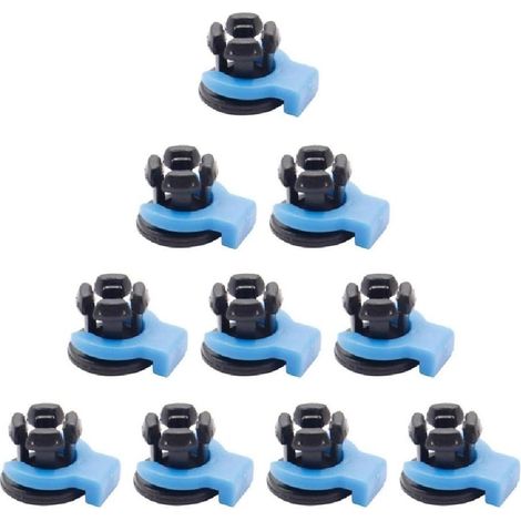 10 pezzi di morsetto per tubo flessibile con morsetto integrato, giunto Bowden per tubo hotend con dissipatore di calore in metallo V6, connettore per estrusore con morsetto da 4 mm