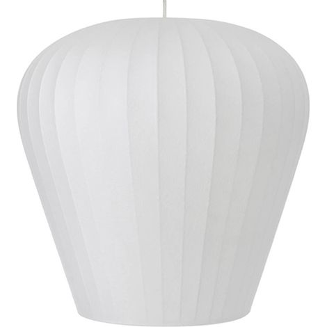 Light & Living - lámpara colgante - Xela - blanco - plástico - Ø