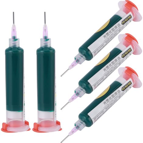 Feuilles de vernis épargne de protection UV (10 ml) pour circuits imprimés, vert (1/5)