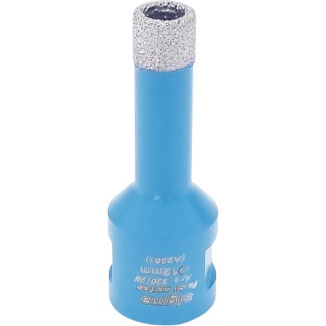Fresa diamantata d 12 mm per foratura a secco o acqua SIGMA  53012m