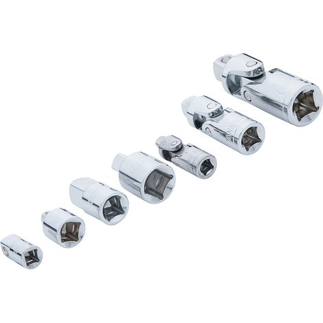 BlueSpot Tools 7-Piece Chrome Vanadium Universal Joint and Adapter Reducer Set (1/2)