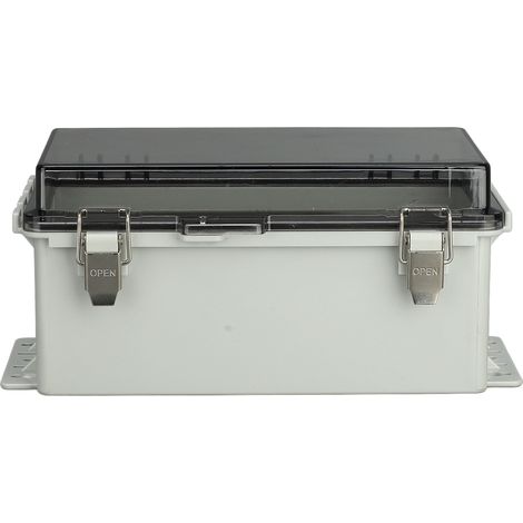 Boîte de dérivation extérieure étanche ABS IP66 anti-poussière pour projets électriques boîtier transparent (1/5)