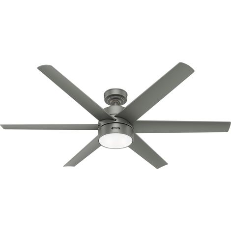DC Ceiling Fan Solaria Silver with LED & Remote (1/5)