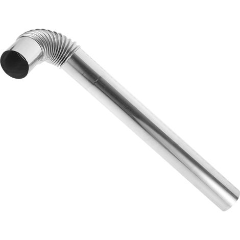 Stainless Steel Flexible Hose Stove Accessory Fireproof Silver for Chimney Flues, Kitchen and Outdoor Camping (1/5)