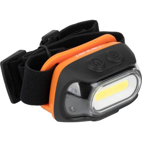 – Lampe frontale rechargeable 150/500lm – IP65 étanche – Capteur de mouvement – Tête inclinable pour orientation précise (1/4)
