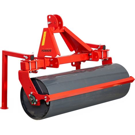 Rouleau agricole lestable 100 cm pour tracteur - Attelage 3 points - Remplissage eau 100 L Torros TADR100