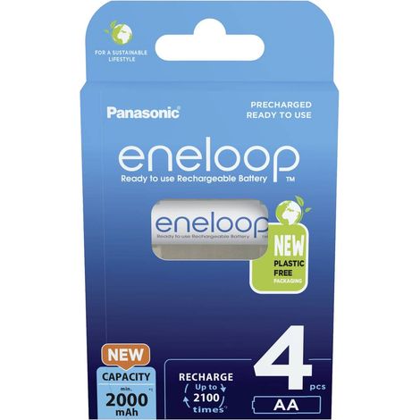 Pile rechargeable LR6 (AA) NiMH eneloop eneloop HR06 2000 mAh 1.2 V 4 pc(s) (1/10)
