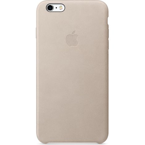 Apple Funda Leather Case para el iPhone 6s Plus - Gris rosado (1/4)
