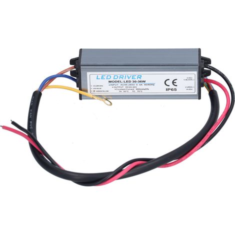 Alimentation LED étanche 900mA, transformateur de sécurité compact pour éclairage
