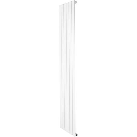Radiatore Verticale Design Piatto Colonna Singola Bianco 1800x420 mm (1/5)