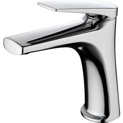 Robinetterie de lavabo avec mitigeur  Modèle DELOS  Couleur Gris Finition Chrome [IMEX®]