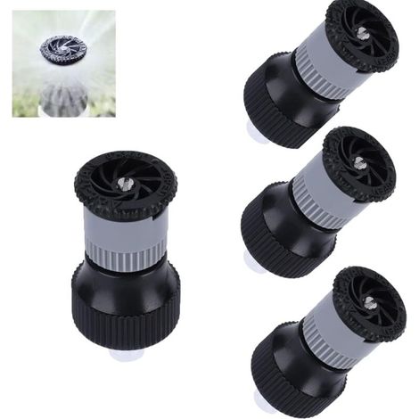 Turbine d'irrigation de 1/2 pouce, arroseur à filetage interne DN15, buse d'irrigation de jardin réglable, prix pour arroseur submersible automatique (1/4)