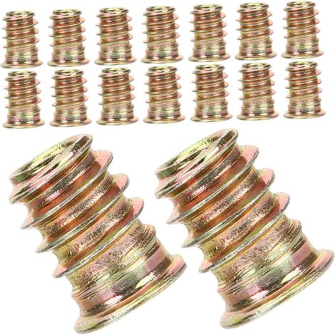 Hohopeti 40 pièces Inserts filetés pour vis de fixation du bois (1/5)