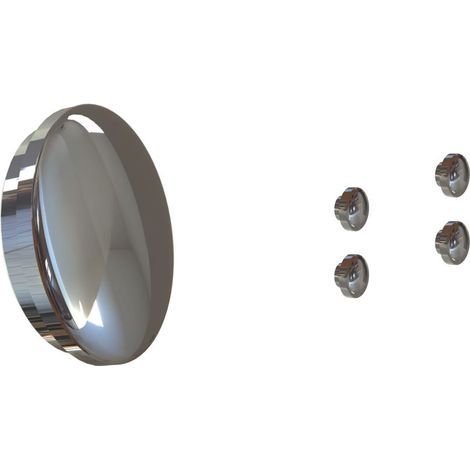 Lot Embouts de finition pour Garde Corps avec 4 lisses - Finition ALU (1/3)