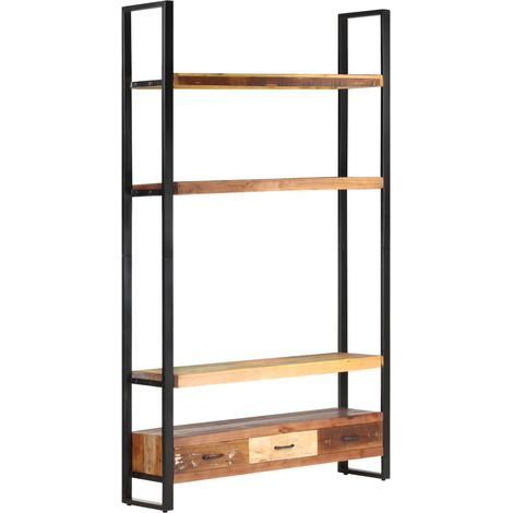 Libreria 118x30x200 cm in Legno Massello di Recupero vidaXL (1/5)