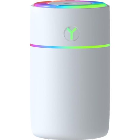 Humidificateur de voiture, diffuseur d'air portable, humidificateur USB coloré, design tasse d'eau, idéal pour la conduite, les voyages, le lieu de travail, la chambre, l'humidité (1/5)
