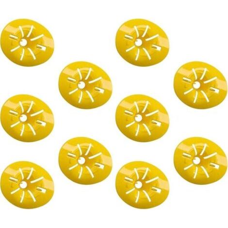 10 Pièces Piège à Guepes Extérieur, Piège à Frelon Peux le Faire Toi-même, Piege Guepe Conception des motifs, pour Utilisation à L'extérieur Ou dans des Zones Bien Ventilées (Jaune) (1/4)