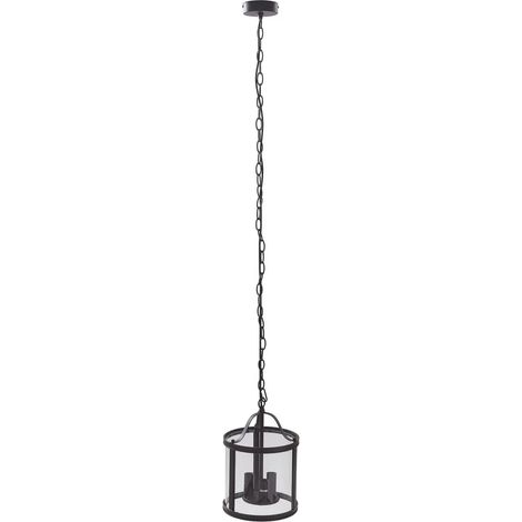 [NEUWERTIG] B-Ware Lucande Hängeleuchte Pendelleuchte Eryk Glas Schwarz Leuchte Lampe Dreiflammig