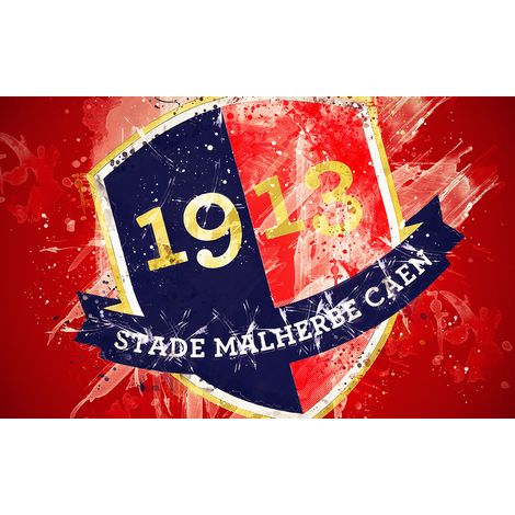Papier peint panoramique Foot / Football - Stade Malherbe Caen - 130 cm x 81 cm (1/2)
