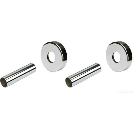 LLAVISAN L305904 Kit Cubretubos Redondo Para Secatoallas Cromo - ref: L305904