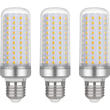 LED-Mais-Glühbirne E27, 30 W, AC 175–265 V, Warmweiß 3000 K, 2500 lm, nicht dimmbar, entspricht 300 W Halogenlampe, LED-Mais-Glühbirne für Kronleuchter, Deckenleuchten, Tischlampen und Stehlampen, 3 S