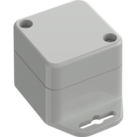 TRU COMPONENTS  TC-10860360 Flansch-Gehäuse 44.80 x 44.80 x 40.10  ABS  Lichtgrau 1 St.