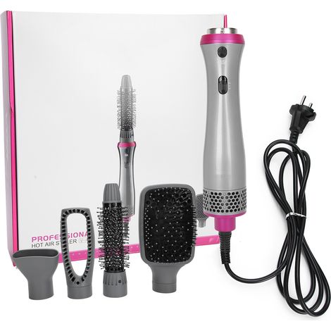 Brosse soufflante chauffante électrique VGR Anion 408, lisseur et boucleur cheveux, peigne sec (1/5)