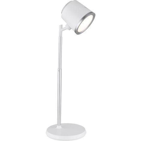 TrAdE Shop Traesio - Lampada Doppio Uso Scrivania Applique A Led 6w Touch Dimmerabile 3 Colorazioni Bl-1005 - Bianco (1/5)