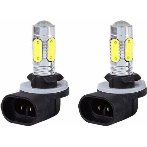 Ulisem2 PC Auto LKW 5 COB LED 7,5W 6500K HID Weiß Nebelscheinwerfer Tagfahrlicht Birnen H27w/2 881… (1/4)