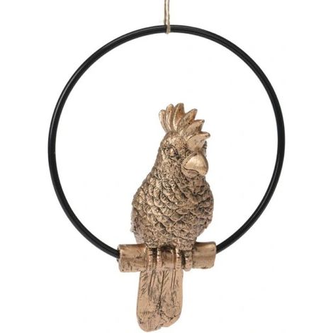 Decoración de jardín para la terraza: Loro dorado