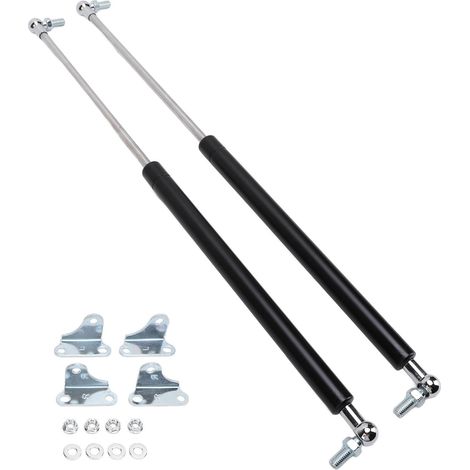 Ortviai Amortisseur à gaz 534 N (120 lb) avec support en L – 50,8 cm – pour hayon, coffre de rangement, remorque et toit (1/5)