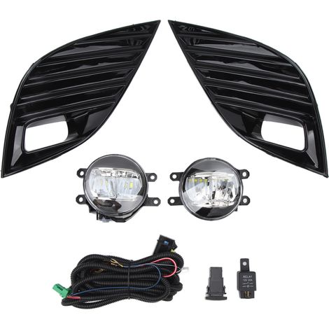 2PCS Feux de Brouillard avec Faisceau et Interrupteur 81482 06180 Lot Lampe Antibrouillard Gauche Droite Compatible Camry SE Hybrid XSE TRD (1/5)