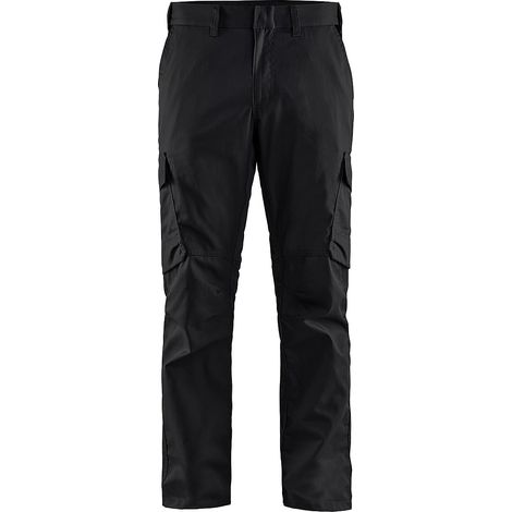 Pantalon de travail pour l'industrie stretch 2D 1444 Noir/Gris foncé L - FR(46) - SE(C52) - Courtes