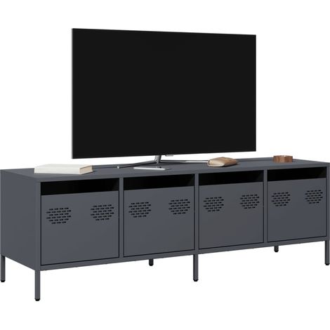 TV-Schrank Anthrazit 135x39x43,5 cm Kaltgewalzter Stahl