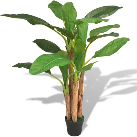 Künstlicher Bananenbaum mit Topf 175 cm Grün