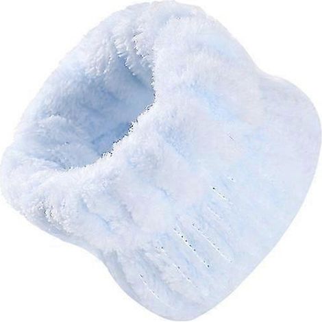 Bracelet de toilette en microfibre pour le visage, bracelet absorbant, bracelet anti-transpiration-Blue (1/4)