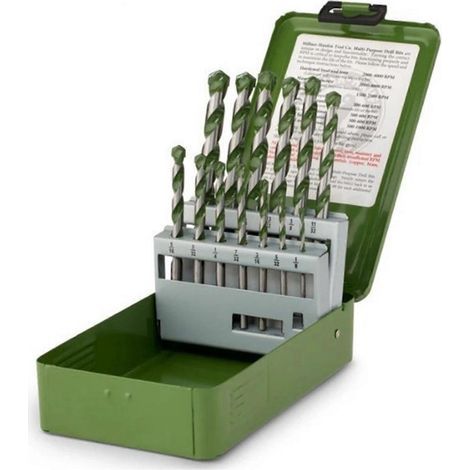 Coffret de 13 forets multi-usages, forets étagés haute vitesse robustes pour métaux trempés (1/5)
