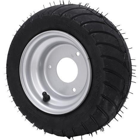 Focket Tire VTT 13x5.00-6, Pneu Antidérapant 6 Pouces avec Jante avec Jante pour Quad Off-Off Go Kart Chariot Mini-Tone, Brouettes, Souffleuse à Neige, Tracteurs, Camions à Main