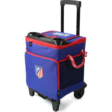 Bolsa porta alimentos carrito y ruedas Atletico de Madrid