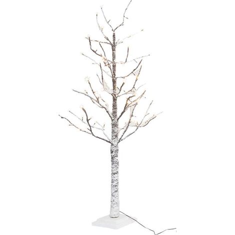 Albero di natale innevato 114 led 120cm REALISTICO NATALIZIO