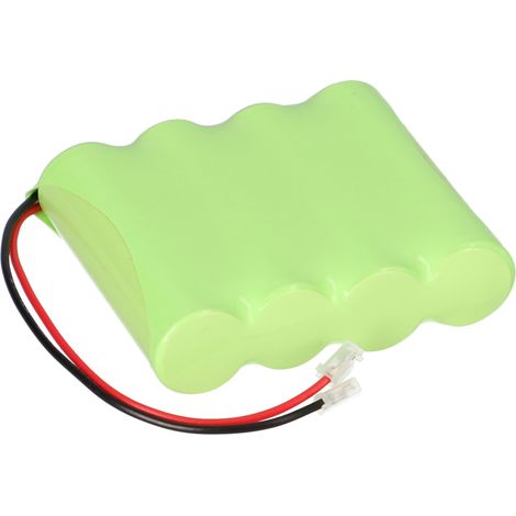vhbw Akkupack aus 4x AA Mignon für diverse Geräte (2000mAh, 4,8V, NiMH)