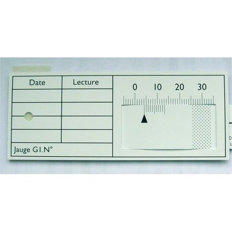 Fissuromètre avec vernier 1/10 - Capacité : 30 mm - Boîte de 10 - WILMART