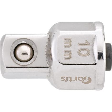 Adapteur Clé à douille 10mm pour 1/4 FORTIS (1/2)