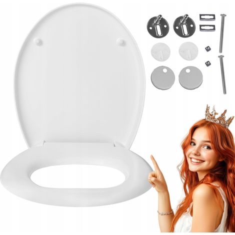 Abattant WC pour JIKA LYRA – frein de chute, déclipsable, antibactérien, rigide