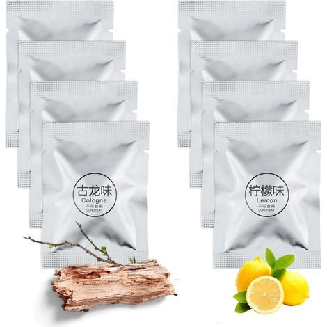 Aromatherapie-Tabletten, Langzeitwirkung, Zitrone und Kölnisch Wasser, beseitigt Gerüche, für Auto und Büro (1/5)