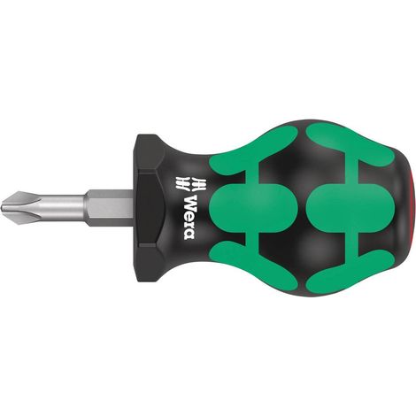 Wera 350 PH Stubby 05008851001 Cacciavite a croce PH 2 Lunghezza della lama: 25 mm (1/5)